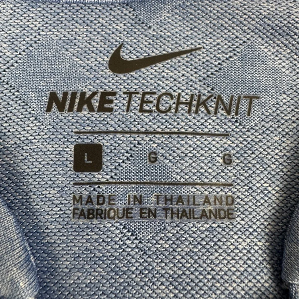 Nike TechKnit Cool Golf Polo Shirt Polyester Blue Womens Large L